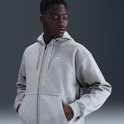 Nike Solo Swoosh Men's Full-Zip Fleece Hoodie. Nike.com